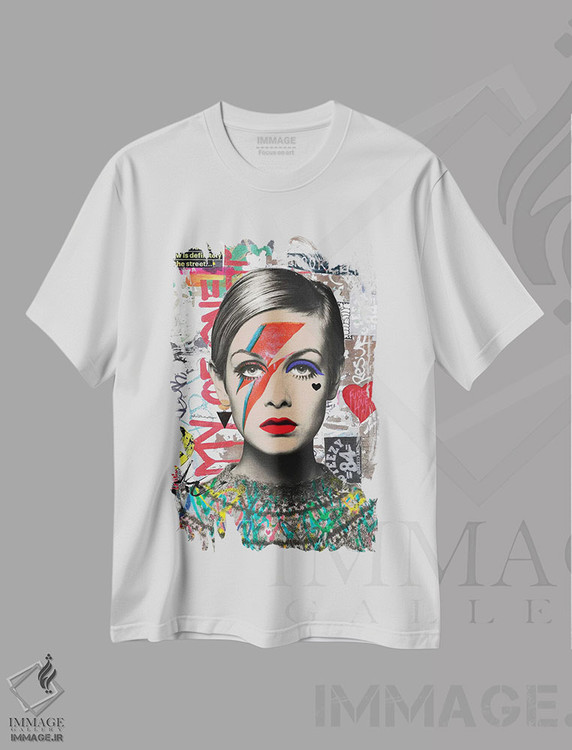 تیشرت طرح دار هنر خیابانی توییگی، تزئینی اثر آنا پائولا هوپه | immage.ir