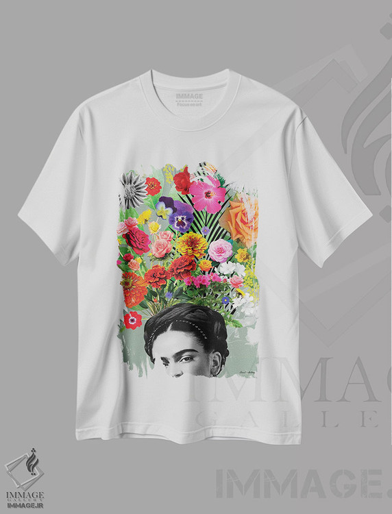 تیشرت طرح دار فریدا و فلور، تزئینی اثر آنا پائولا هوپه | immage.ir