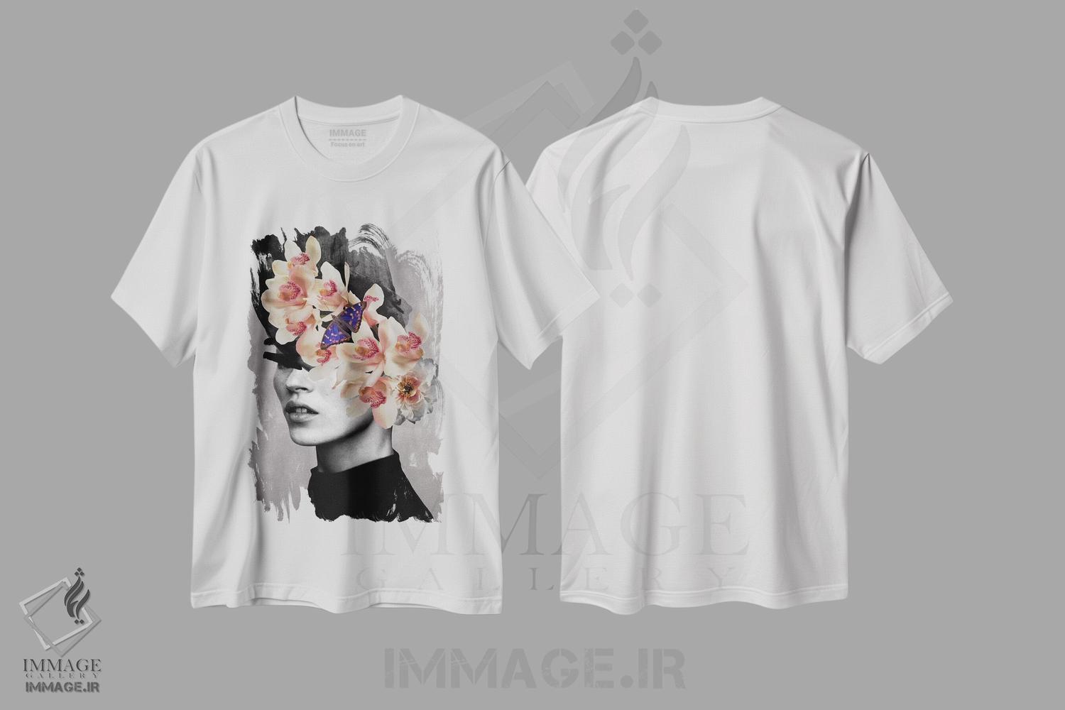 تیشرت طرح دار دخترانی مثل تو، هنر دیجیتال اثر آنا پائولا هوپه | immage.ir