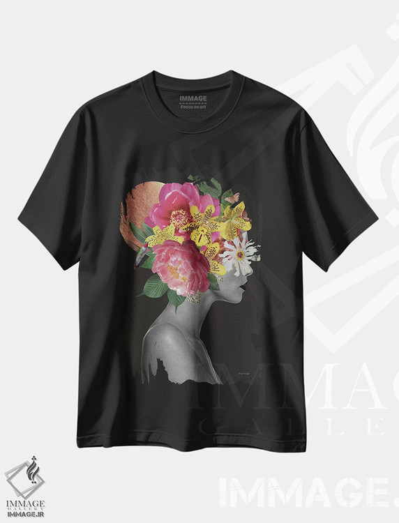 تیشرت طرح دار کورین، هنر دیجیتال اثر آنا پائولا هوپه | فروشگاه ایماژ