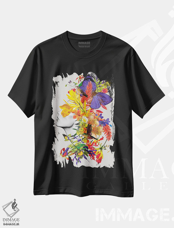 تیشرت طرح دار بدن من، سرزمین عجایب توست، هنر دیجیتال اثر آنا پائولا هوپه | فروشگاه ایماژ