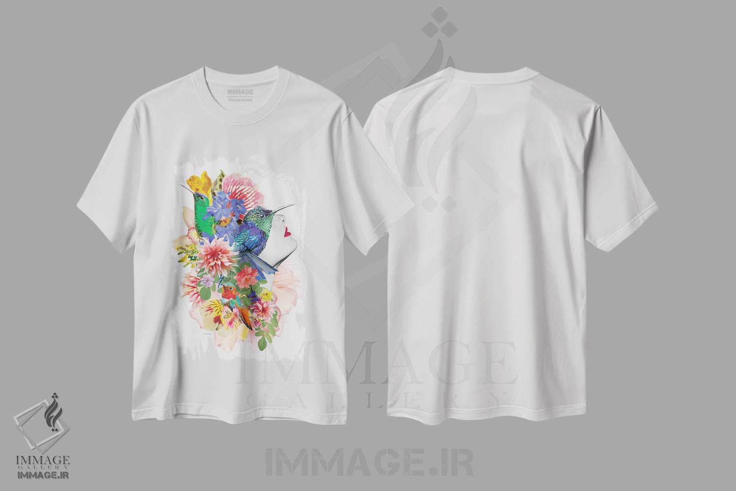 تیشرت طرح دار الا می خواند، هنر دیجیتال اثر آنا پائولا هوپه | immage.ir