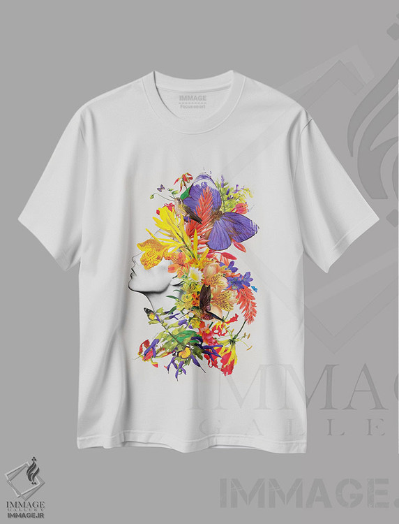 تیشرت طرح دار بدن من، سرزمین عجایب توست، هنر دیجیتال اثر آنا پائولا هوپه | immage.ir