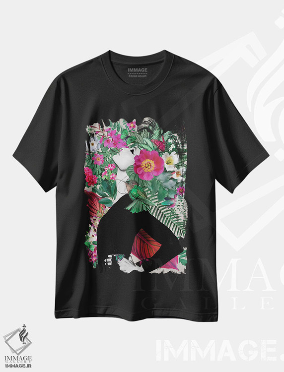 تیشرت طرح دار سیِنا، تزئینی اثر آنا پائولا هوپه | فروشگاه ایماژ
