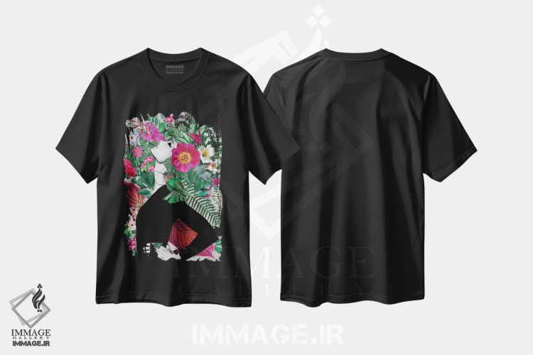 تیشرت طرح دار سیِنا، تزئینی اثر آنا پائولا هوپه | فروشگاه ایماژ