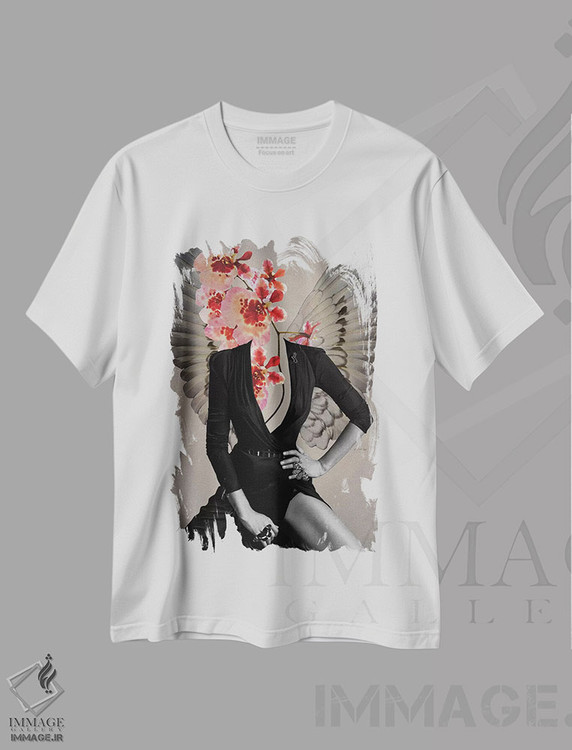 تیشرت طرح دار ایسا، هنر دیجیتال اثر آنا پائولا هوپه | immage.ir
