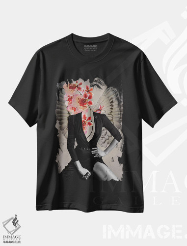 تیشرت طرح دار ایسا، هنر دیجیتال اثر آنا پائولا هوپه | فروشگاه ایماژ