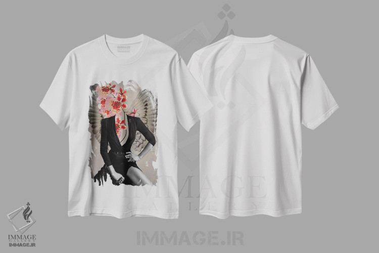 تیشرت طرح دار ایسا، هنر دیجیتال اثر آنا پائولا هوپه | immage.ir