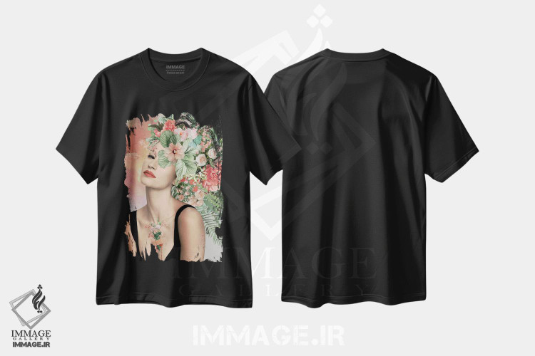 تیشرت طرح دار پیاف، هنر دیجیتال اثر آنا پائولا هوپه | فروشگاه ایماژ