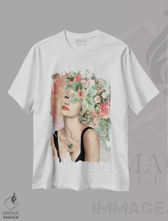 تیشرت طرح دار پیاف، هنر دیجیتال اثر آنا پائولا هوپه | immage.ir