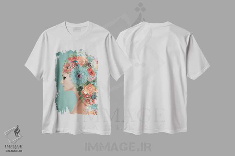 تیشرت طرح دار مارس در پاریس، هنر دیجیتال اثر آنا پائولا هوپه | immage.ir