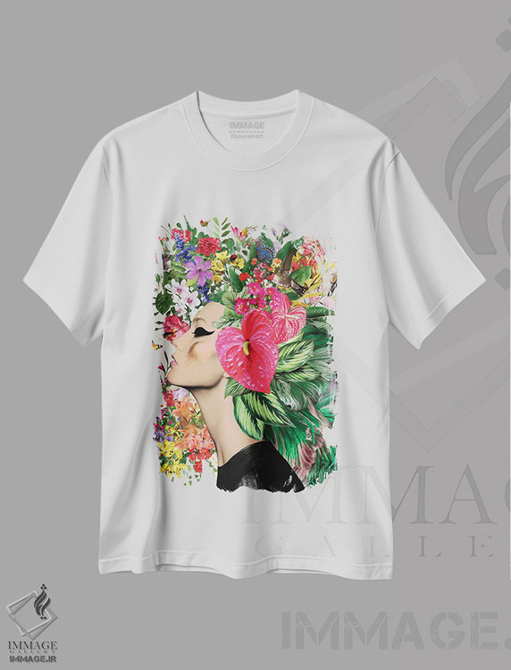 تیشرت طرح دار آنتوریوم، هنر دیجیتال اثر آنا پائولا هوپه | immage.ir