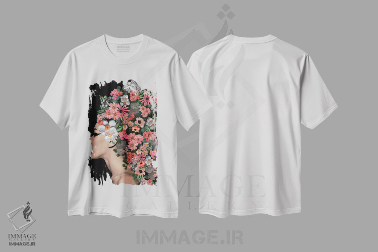 تیشرت طرح دار نائومی، هنر دیجیتال اثر آنا پائولا هوپه | immage.ir