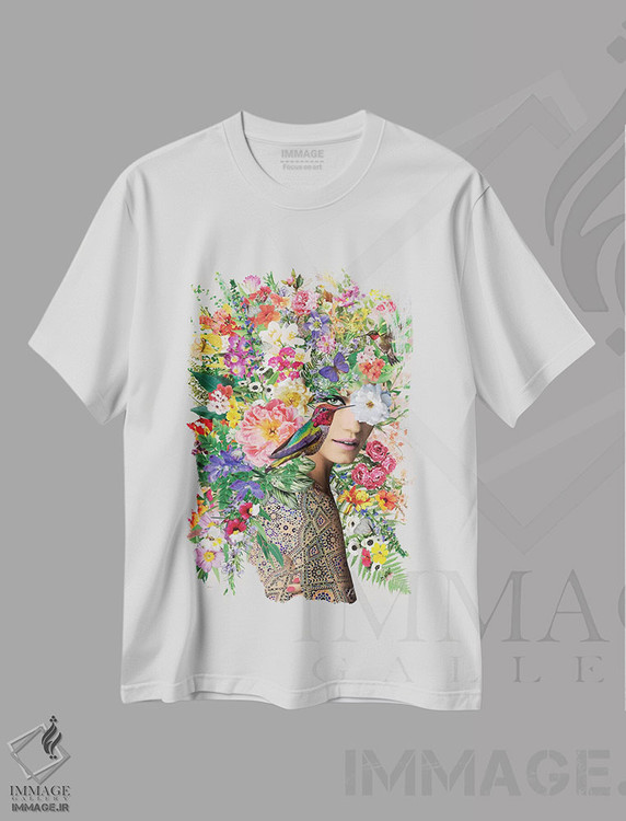 تیشرت طرح دار آنتونلا، هنر دیجیتال اثر آنا پائولا هوپه | immage.ir