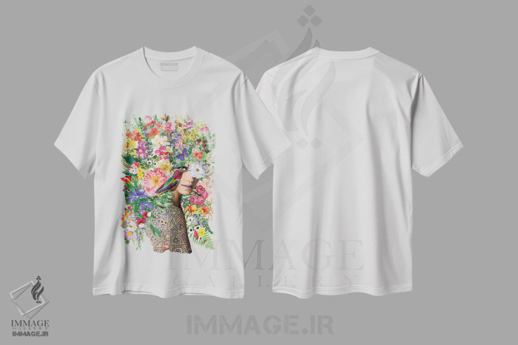 تیشرت طرح دار آنتونلا، هنر دیجیتال اثر آنا پائولا هوپه | immage.ir