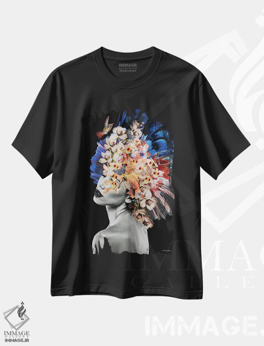 تیشرت طرح دار امیلیانا، هنر دیجیتال اثر آنا پائولا هوپه | فروشگاه ایماژ