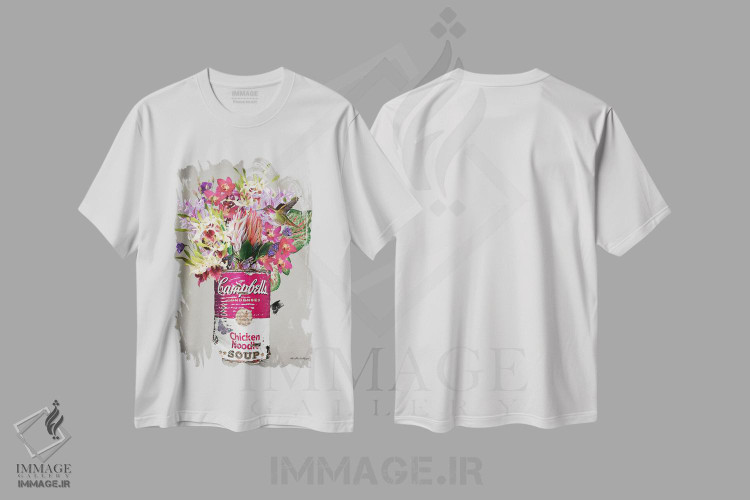 تیشرت طرح دار پروتئا، هنر دیجیتال اثر آنا پائولا هوپه | immage.ir