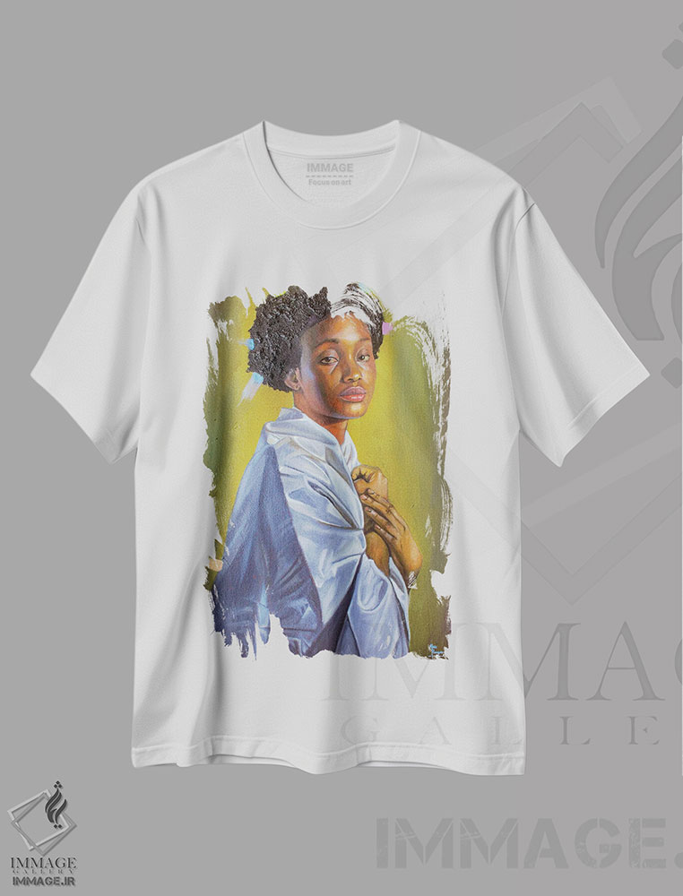 تیشرت طرح دار آنچه تو می بینی، هنر آمریکایی آفریقایی تبار اثر آلو پروسپر | immage.ir