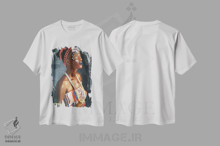 تیشرت طرح دار افول فرهنگ آفریقایی، هنر آمریکایی آفریقایی تبار اثر آلو پروسپر | immage.ir