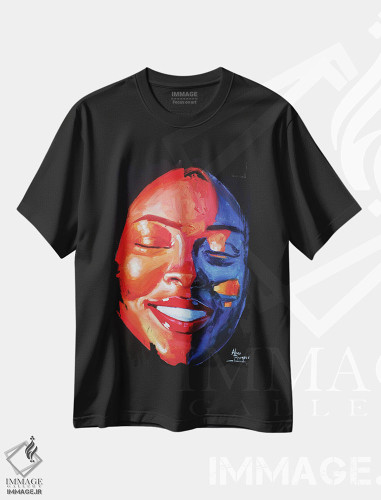 تیشرت طرح دار این احساسی است که دارم، دکور آفریقایی اثر آلو پروسپر | فروشگاه ایماژ