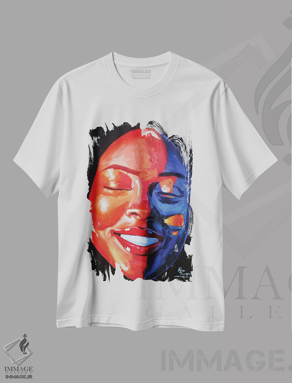 تیشرت طرح دار این احساسی است که دارم، دکور آفریقایی اثر آلو پروسپر | immage.ir