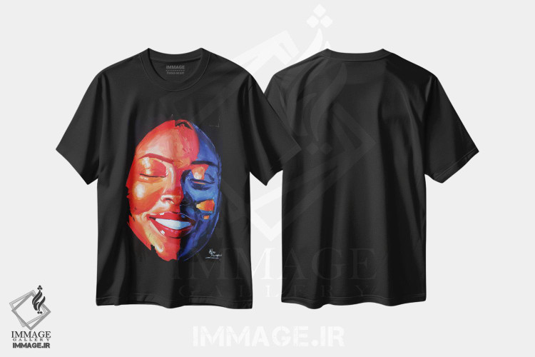 تیشرت طرح دار این احساسی است که دارم، دکور آفریقایی اثر آلو پروسپر | فروشگاه ایماژ