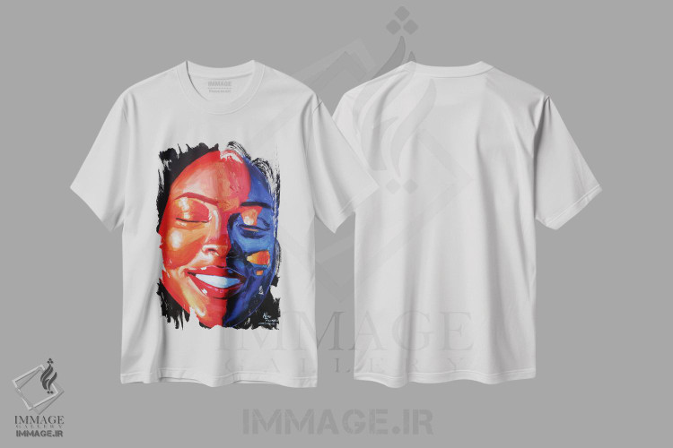 تیشرت طرح دار این احساسی است که دارم، دکور آفریقایی اثر آلو پروسپر | immage.ir