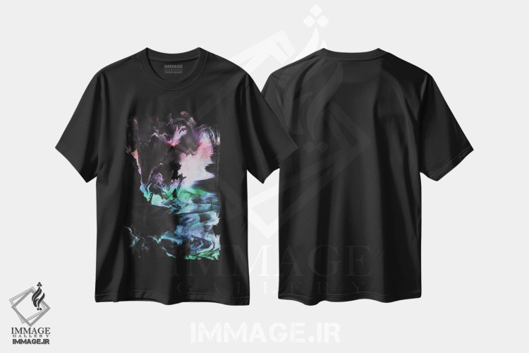 تیشرت طرح دار سی دو اثر آدام پریستر | فروشگاه ایماژ