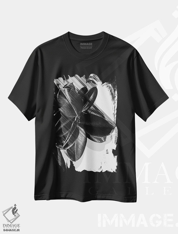 تیشرت طرح دار ما در سیاه و سفید خرد می شویم، هنر تزئینی سیاه و سفید اثر آدام پریستر | فروشگاه ایماژ
