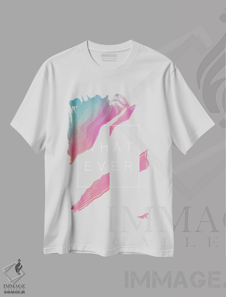 تیشرت طرح دار هر چی، هنر دیجیتال اثر آدام پریستر | immage.ir
