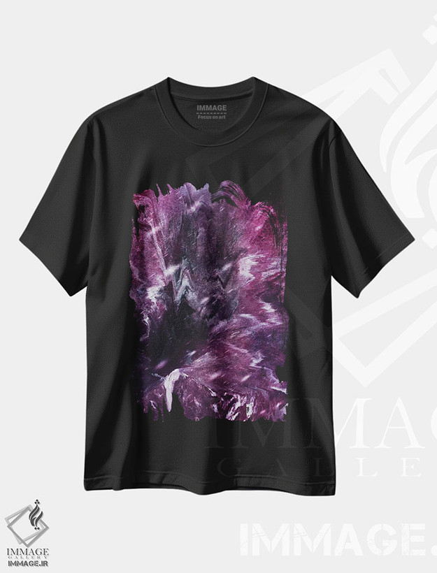 تیشرت طرح دار کیمِرا، آبستره اثر آدام پریستر | فروشگاه ایماژ