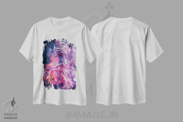 تیشرت طرح دار نزدیک به تاریکی، آبستره اثر آدام پریستر | immage.ir