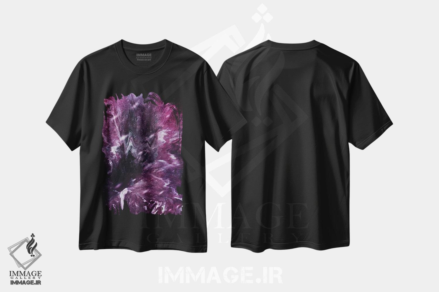 تیشرت طرح دار کیمِرا، آبستره اثر آدام پریستر | فروشگاه ایماژ