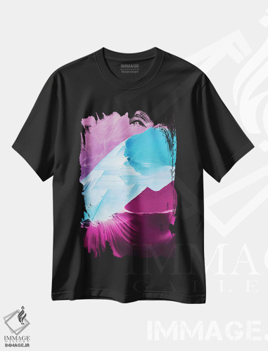 تیشرت طرح دار شرایط اثر آدام پریستر | فروشگاه ایماژ