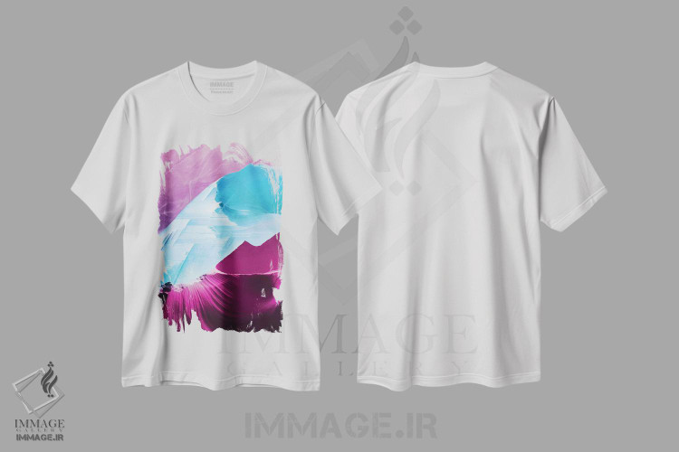 تیشرت طرح دار شرایط اثر آدام پریستر | immage.ir