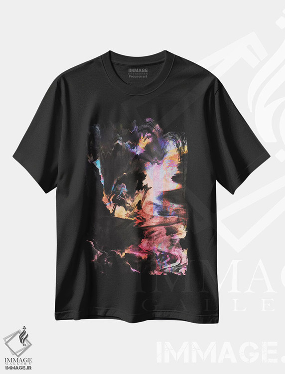 تیشرت طرح دار فساد اثر آدام پریستر | فروشگاه ایماژ