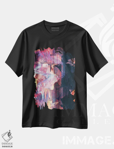 تیشرت طرح دار کلوپ، آبستره اثر آدام پریستر | فروشگاه ایماژ