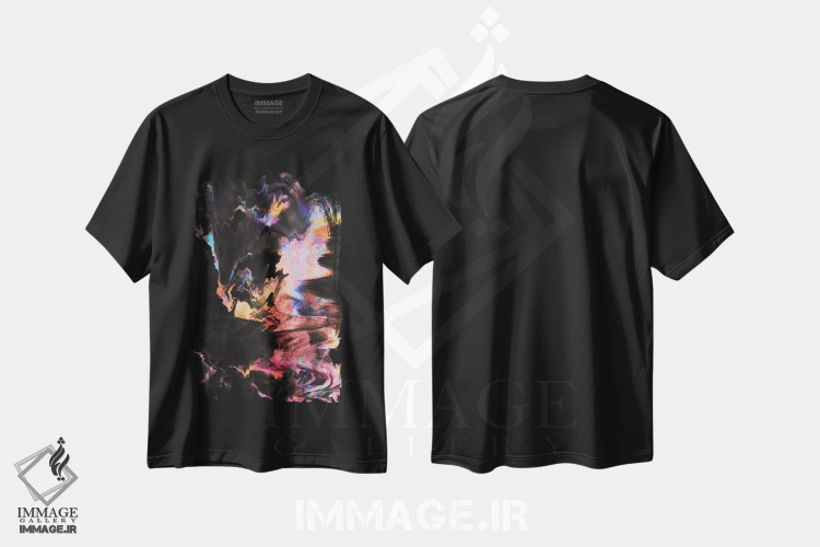 تیشرت طرح دار فساد اثر آدام پریستر | فروشگاه ایماژ