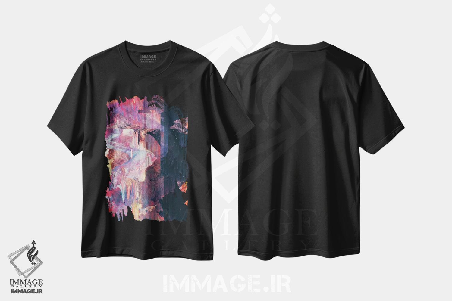 تیشرت طرح دار کلوپ، آبستره اثر آدام پریستر | فروشگاه ایماژ