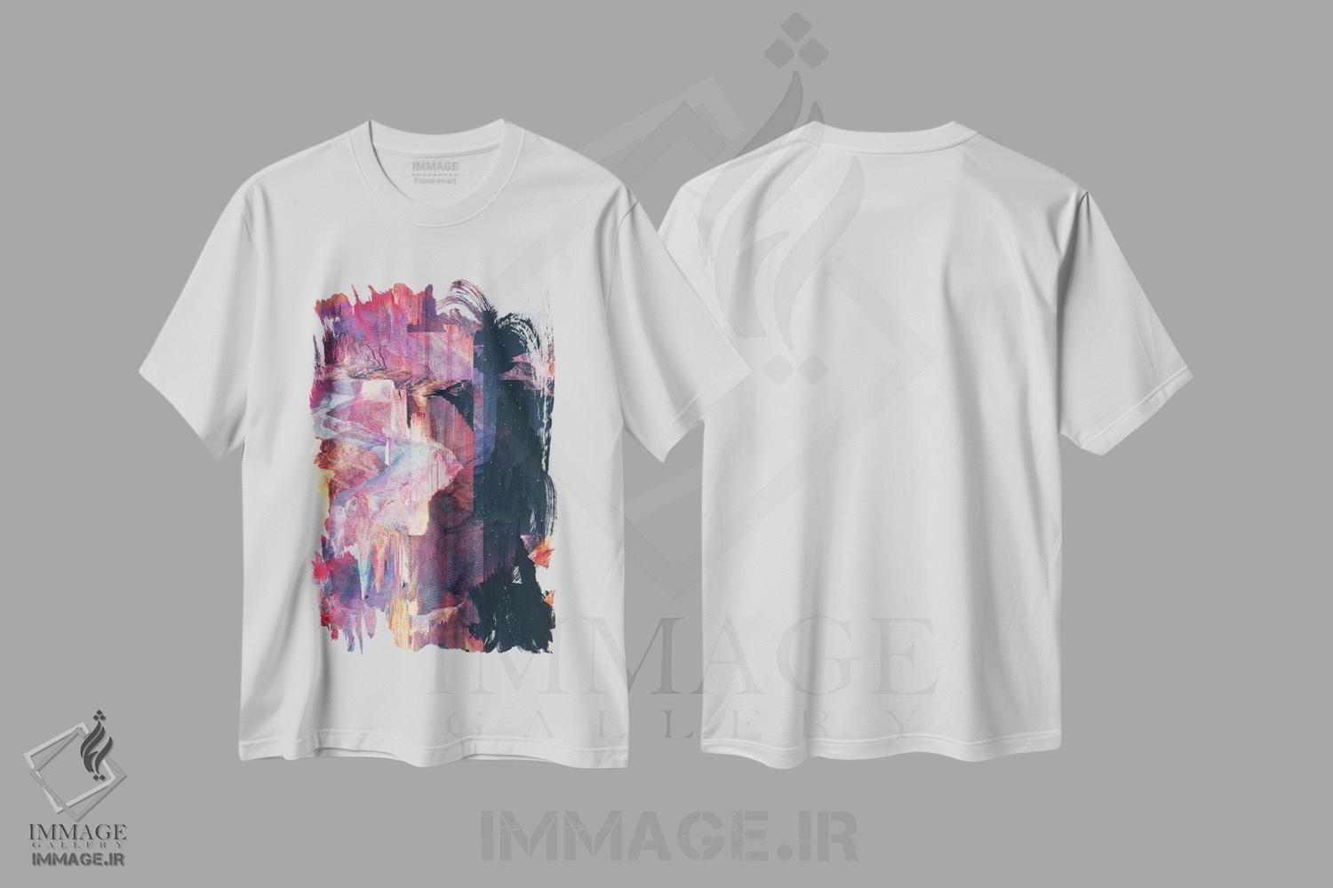 تیشرت طرح دار کلوپ، آبستره اثر آدام پریستر | immage.ir