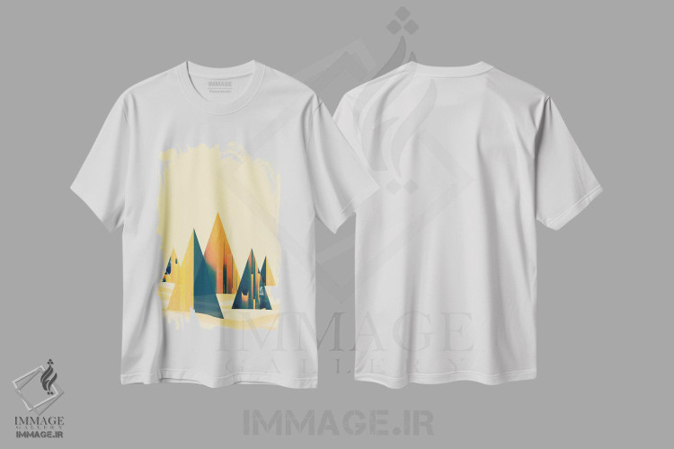 تیشرت طرح دار تپه های شنی اثر آدام پریستر | immage.ir