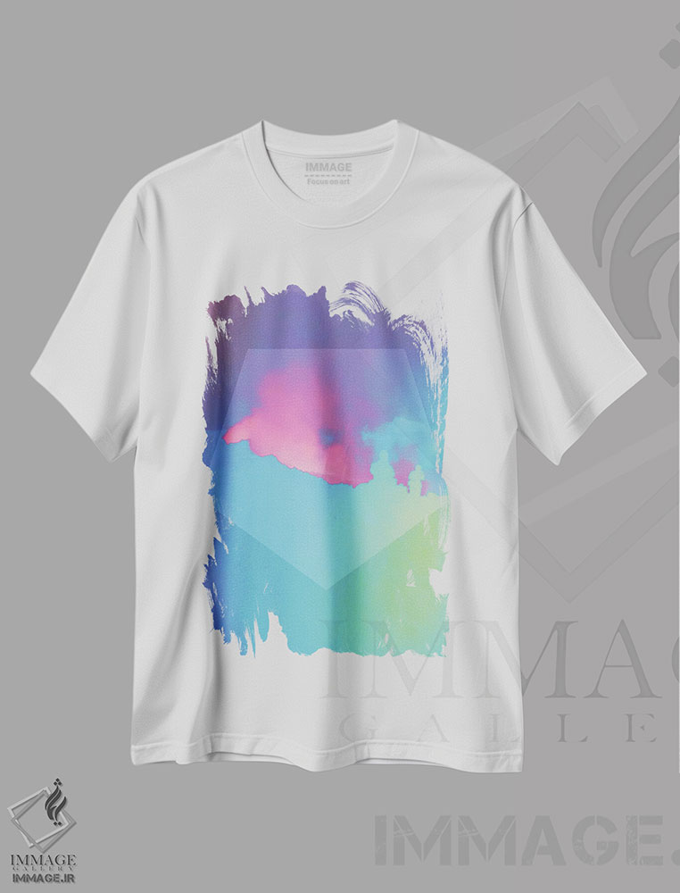 تیشرت طرح دار ای آی ان دو اثر آدام پریستر | immage.ir