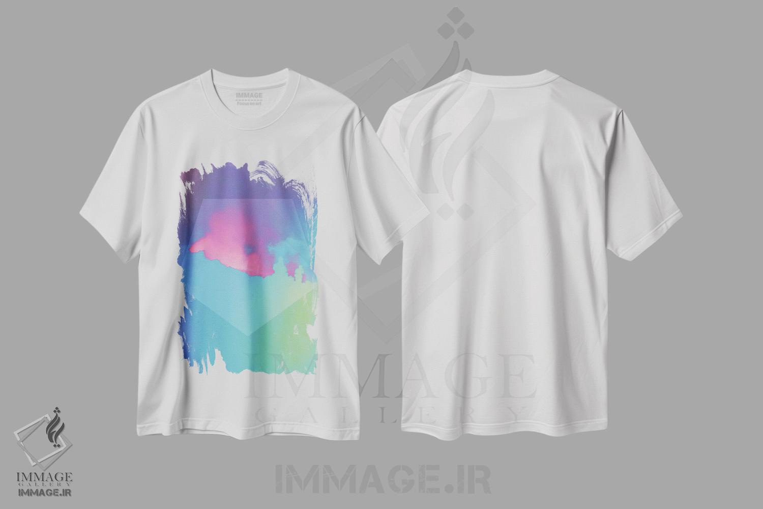 تیشرت طرح دار ای آی ان دو اثر آدام پریستر | immage.ir