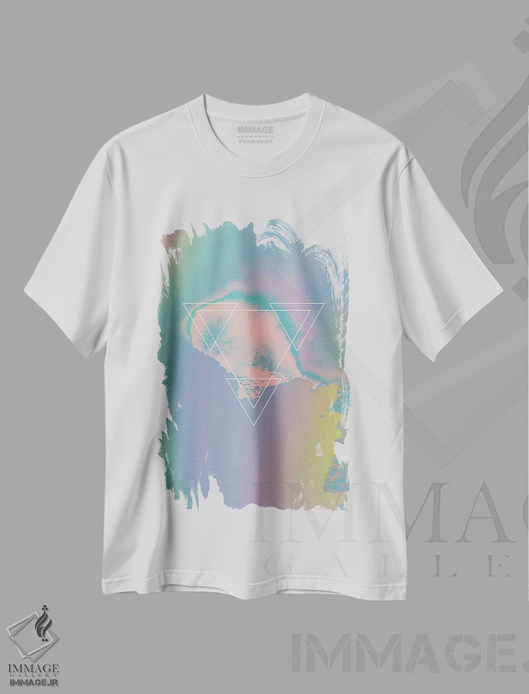 تیشرت طرح دار اتنا هولوگرافیک یک اثر آدام پریستر | immage.ir