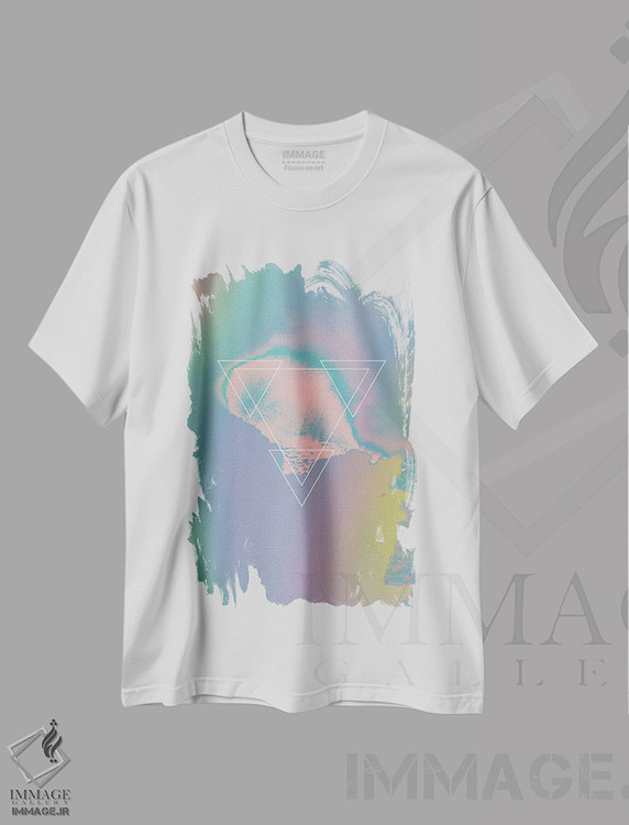 تیشرت طرح دار اتنا هولوگرافیک یک اثر آدام پریستر | immage.ir