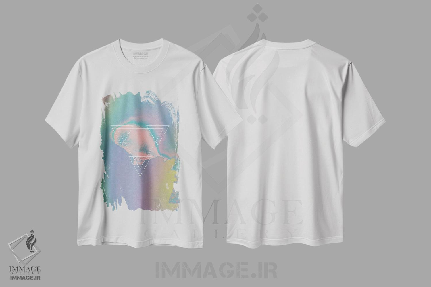 تیشرت طرح دار اتنا هولوگرافیک یک اثر آدام پریستر | immage.ir