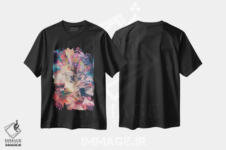 تیشرت طرح دار تبعیدی اثر آدام پریستر | فروشگاه ایماژ