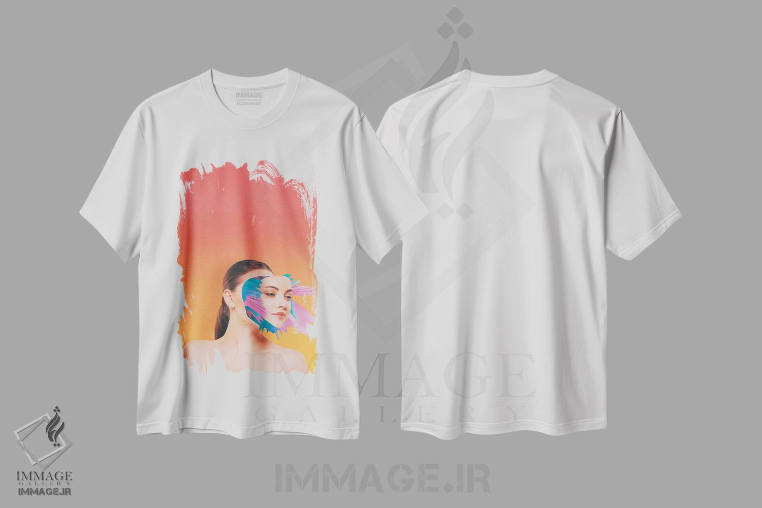 تیشرت طرح دار کاملاً بی حباب شدم، هنر دیجیتال اثر آدام پریستر | immage.ir