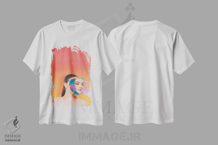 تیشرت طرح دار کاملاً بی حباب شدم، هنر دیجیتال اثر آدام پریستر | immage.ir