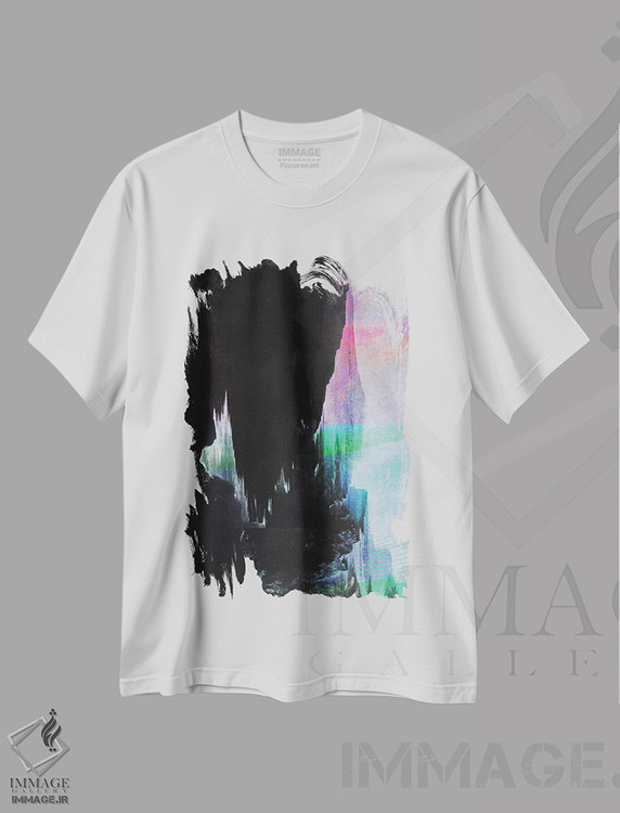 تیشرت طرح دار گذرا SW اثر آدام پریستر | immage.ir